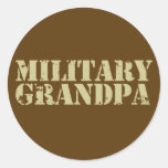 Military Grandpa Stickers