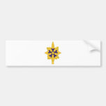 Military Intelligence Insignia Bumper Sticker