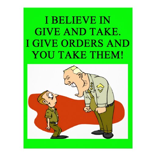 military joke letterhead