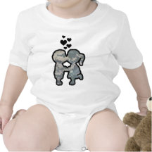 Military Kisses T-shirts