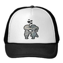 Military Kisses Trucker Hat