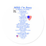 Military Love Poem stickers