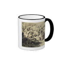 Military Meal in the Ruins at Sioukh, Dagestan, pl Coffee Mugs
