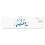 Military Mom-Homecoming bumper sticker