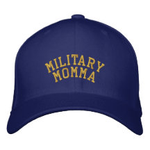 Military Momma and Proud of it! Embroidered Baseball Cap