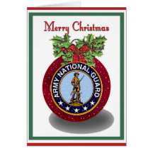 Military National Guard Christmas Card