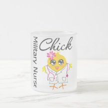 Military Nurse Chick v2 Coffee Mug