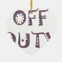 military Off Duty Black white yellow nice grey Christmas Ornament