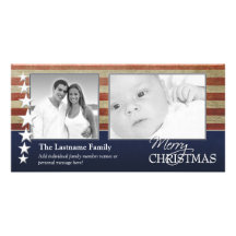 Military / Patriotic Christmas Photo Card