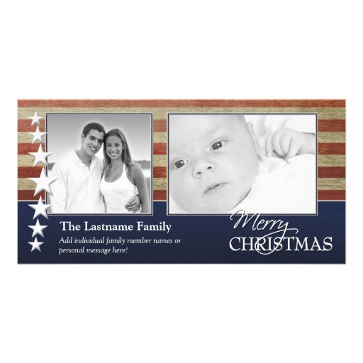 Military / Patriotic Christmas Photo Card