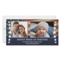 Military / Patriotic Christmas Photo Card