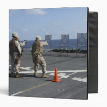 Military policemen train with the Berretta M9 Vinyl Binders