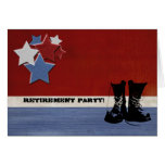 Military Retirement Party Greeting Cards