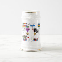 Military Ribbons Coffee Mug