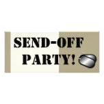 Military Send-Off Party Custom Invites