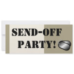 Military Send-Off Party Custom Invites