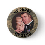 Military Soldier: My Daddy My Hero Photo Frame buttons