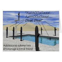 Military - Submarine Card