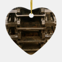 military tank wheel christmas ornaments