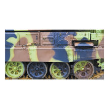 military vehicle customized photo card