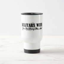 Military wife coffee mugs