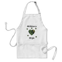 Military Wife Love Apron