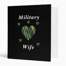 Military Wife Love Binders