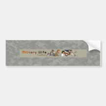 MilitaryWifeCentral ACU Bumper Sticker
