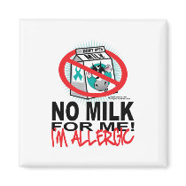 Milk Allergy Magnets