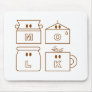 Milk Brown Mouse Pads