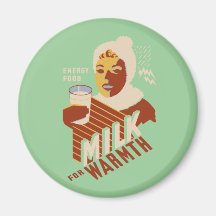 MILK ! For Energy ! Fridge Magnet