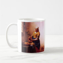 Milk maid by Johannes Vermeer mugs