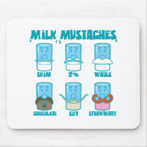 Milk Moustaches mousepads