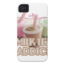 Milk Tea Addict iPhone 4 Case-Mate Case