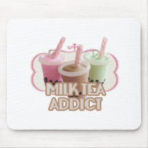 Milk Tea Addict Mouse Pads