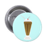 Milkshake de chocolat badges avec agrafe