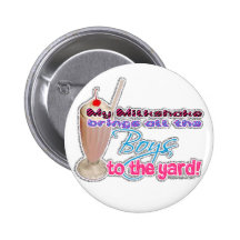 milkshake pinback button