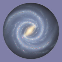 Milky Way Galaxy stickers