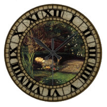 Millais Ophelia Round Clocks