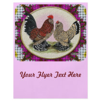 Mille Fleur Crosshatch Flowers Flyer