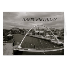 Millenium Bridge HAPPY BIRTHDAY Card