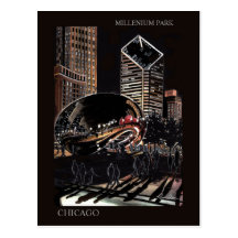 Millenium Park Fine Art Randsom Art Post Card