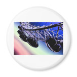millenium wheel  London digital art magnets