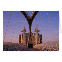 Millennium Bridge, Lowry Centre, Salford Card