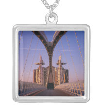 Millennium Bridge, Lowry Centre, Salford Personalized Necklace