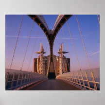 Millennium Bridge, Lowry Centre, Salford Posters