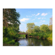 Millers River near Lake Dennison, Massachusetts Post Card