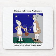Millie's Halloween Nightmare Mouse Pad