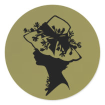 Millinery 10 beige sticker © Angel Honey 2010 stickers