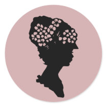 Millinery 12 blush pink sticker    © Angel Honey, stickers